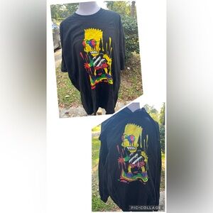 Trippy Bart Simpson Hoodie Psychedelic Drip Graphic Streetwear Sweatshirt Tshirt